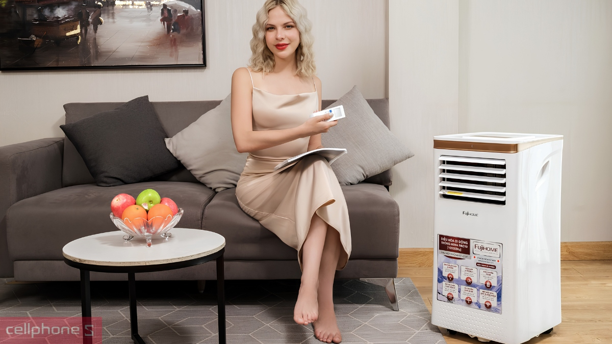 Thiết kế điều hòa di động Fujihome PAC10