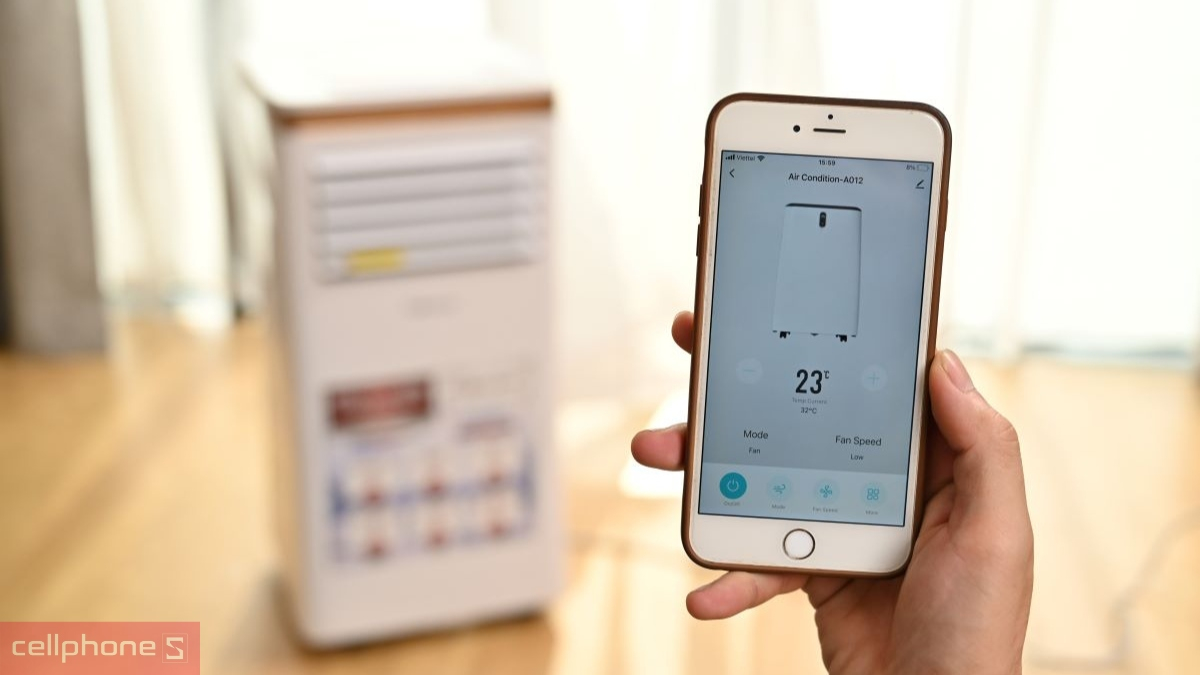 Kết nối app với điều hòa di động Fujihome PAC10