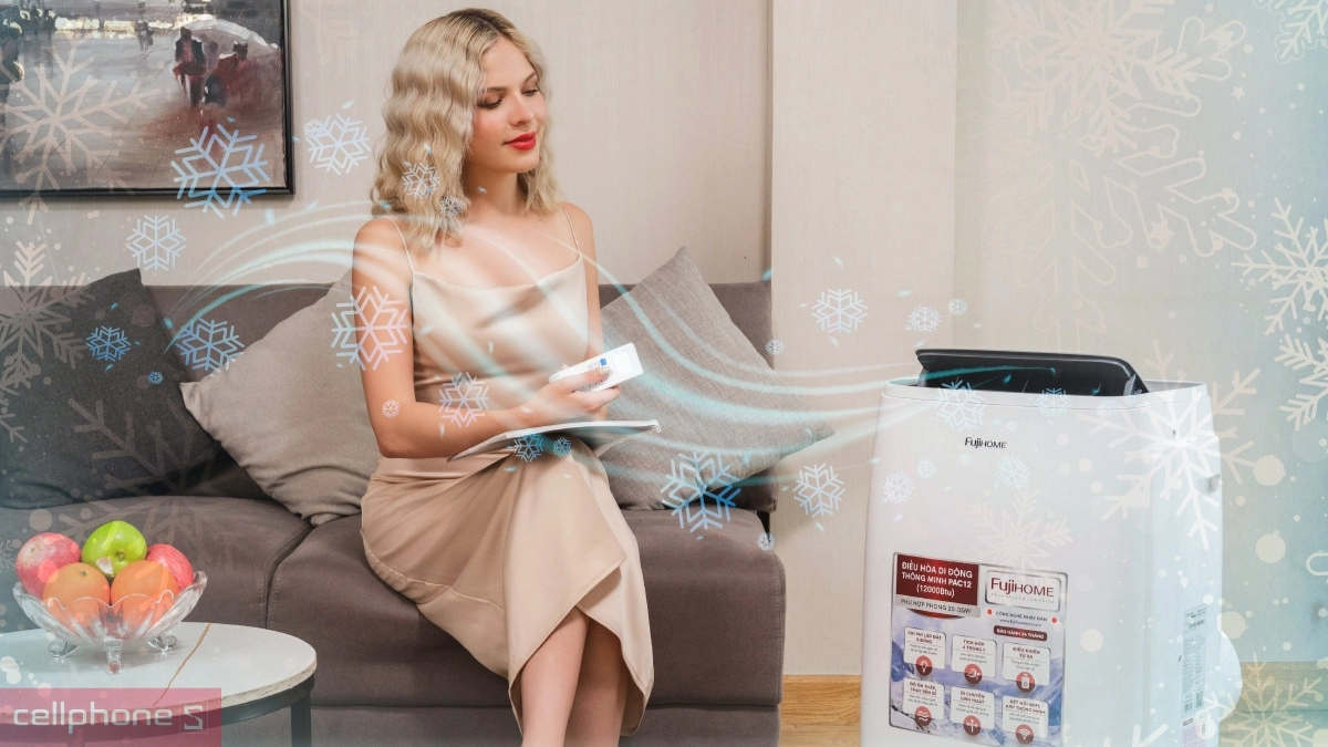 Công suất điều hòa di động Fujihome PAC12