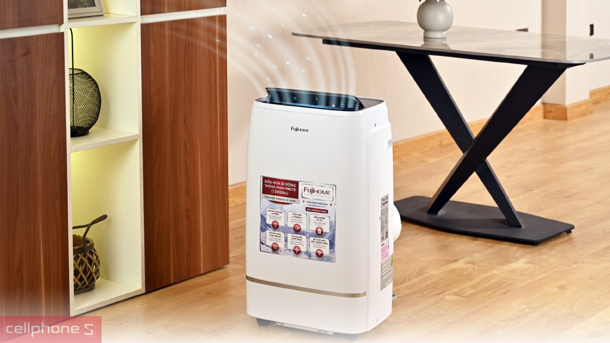 Khả năng tiết kiệm điện của điều hòa di động Fujihome PAC12