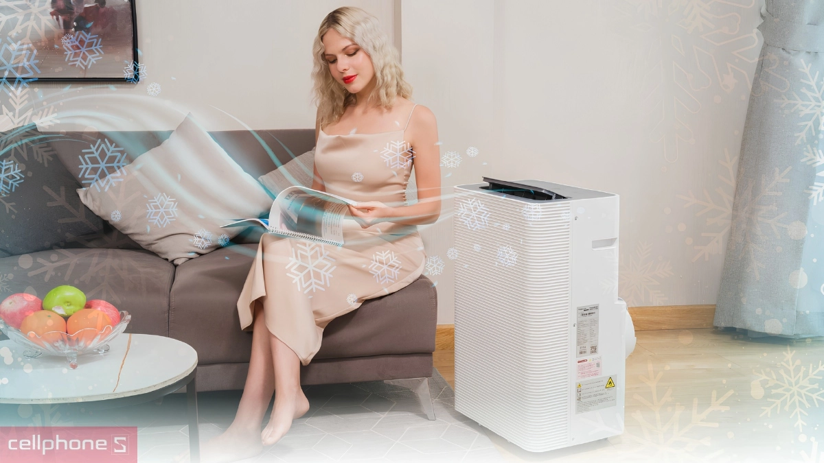 Công suất điều hòa di động Fujihome PAC14