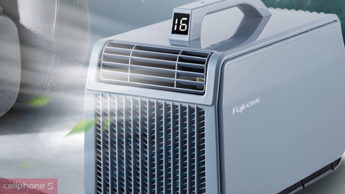 Hiệu suất làm lạnh của máy điều hòa mini di động Fujihome PAC06-PRO