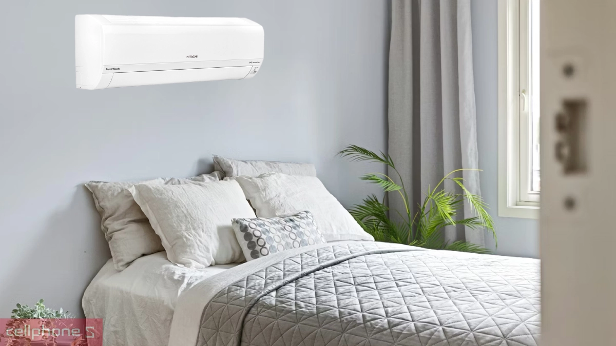 Máy lạnh sở hữu kích thước hợp lý, thiết kế gọn