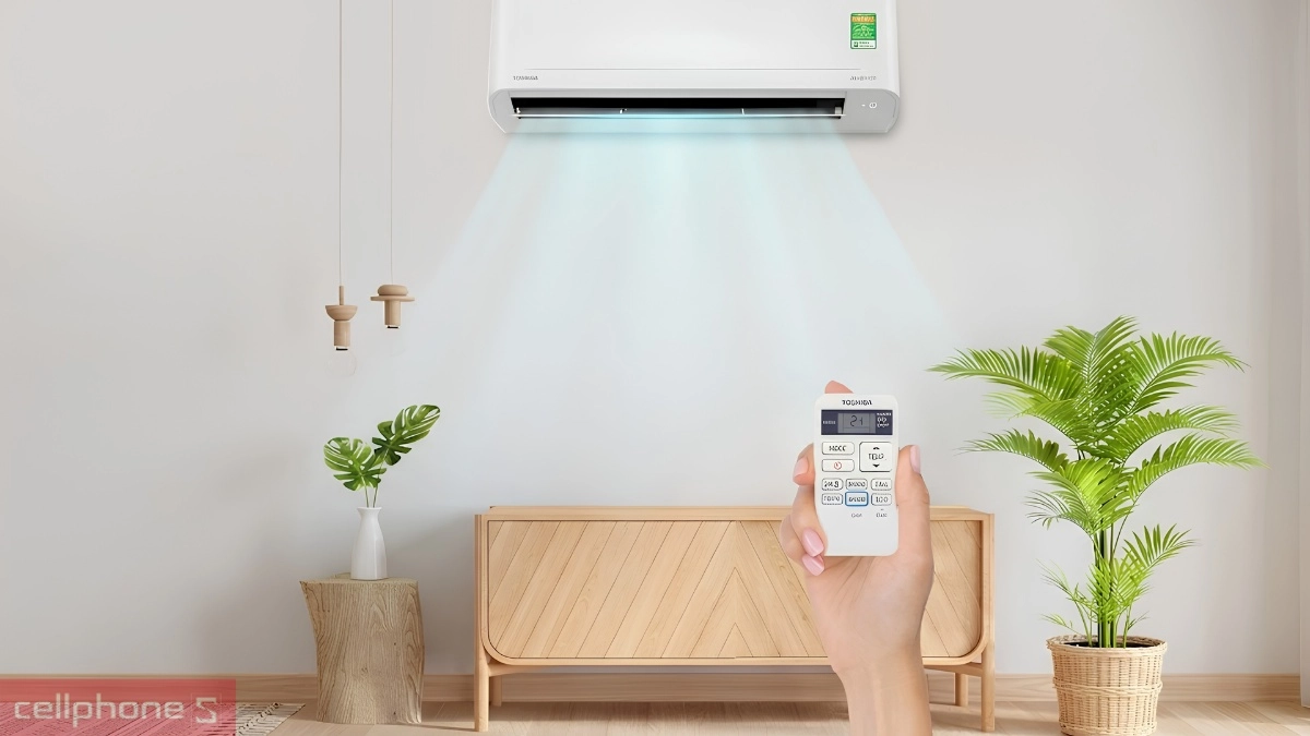 Tự làm sạch thông minh trên Máy lạnh Toshiba 1.5 HP RAS-H13S5KCV2G-V