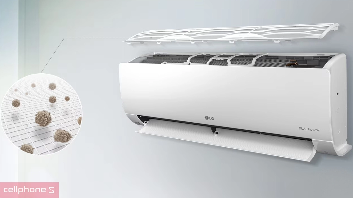 Lọc sạch 90% bụi mịn PM 2.5 cho không khí trong lành