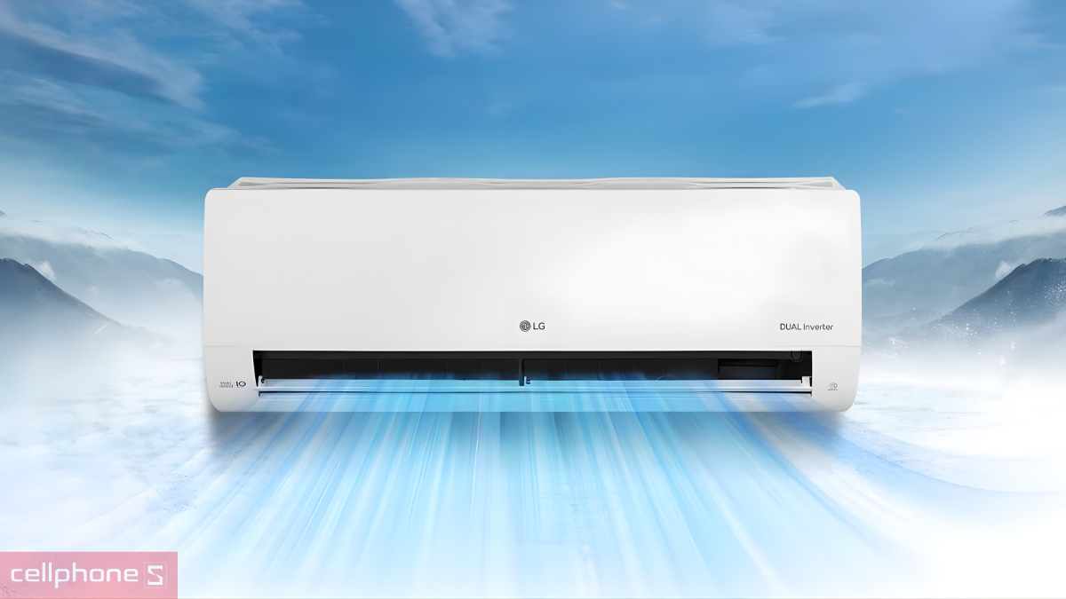 Công nghệ Dual Inverter của máy lạnh LG Inverter 2.5 HP IEC24M2