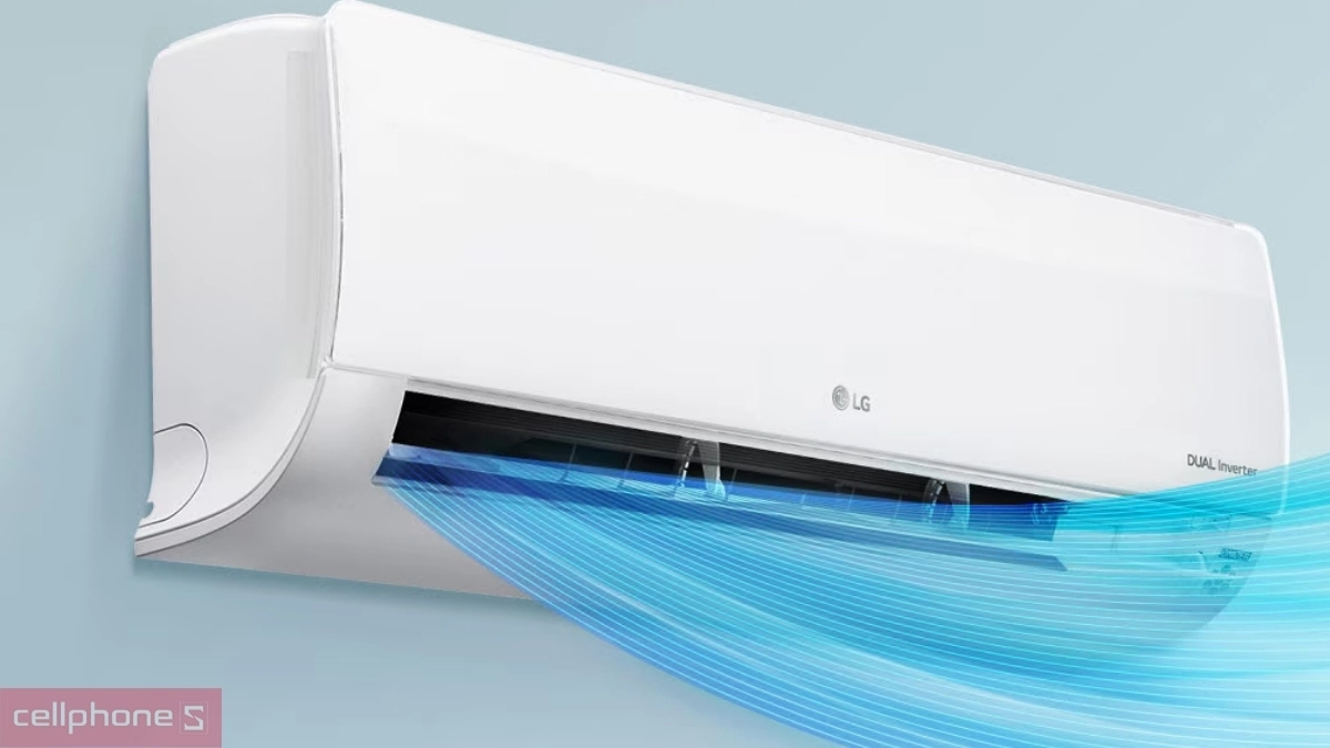 Tính năng Jet Cool trên máy lạnh LG Inverter 2.0 HP IEC18M2