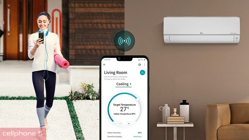 Hướng dẫn kết nối máy lạnh LG Inverter IEC09M1 1 HP