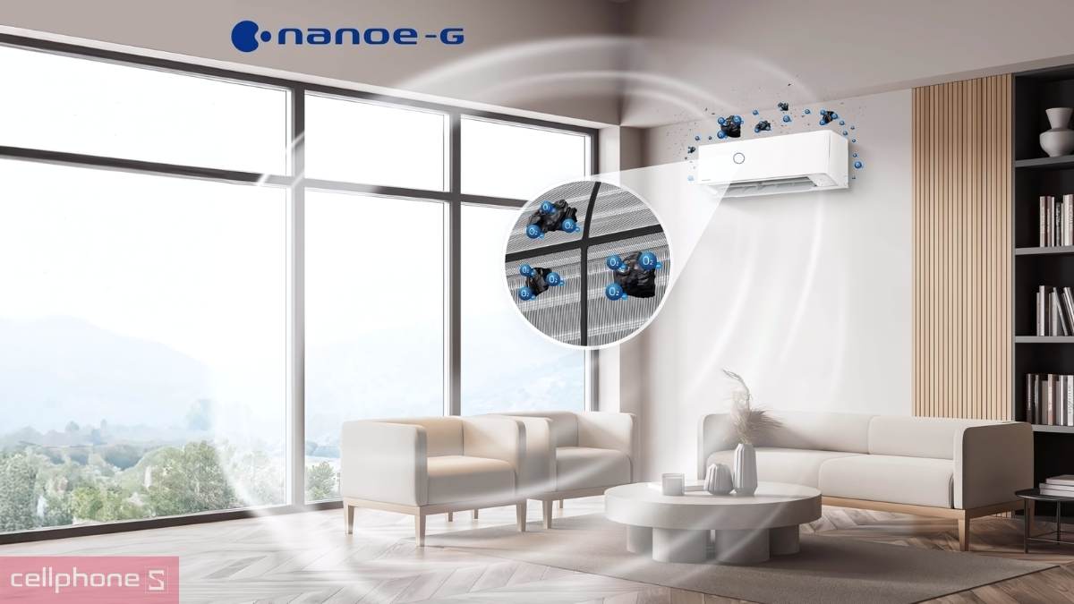 Công nghệ nanoe-G máy lạnh Panasonic 2 HP CU/CS-N18AKH-8