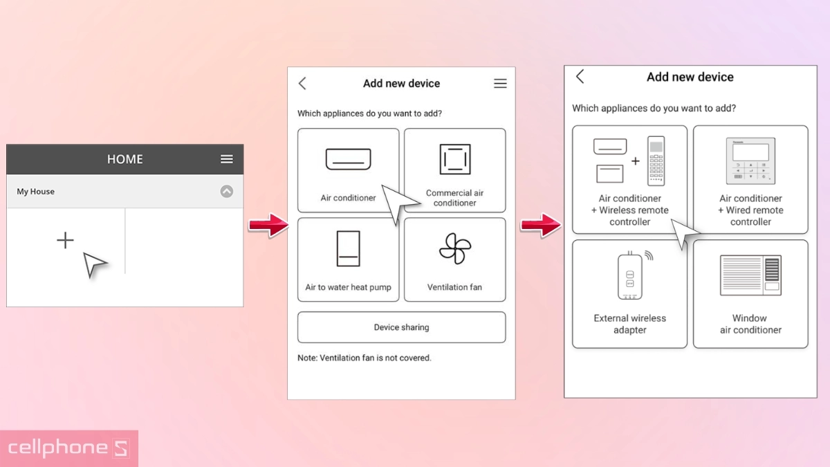 App Panasonic Comfort Cloud kết nối với máy lạnh Panasonic Inverter 1.5 HP CU/CS-XU12BKH-8