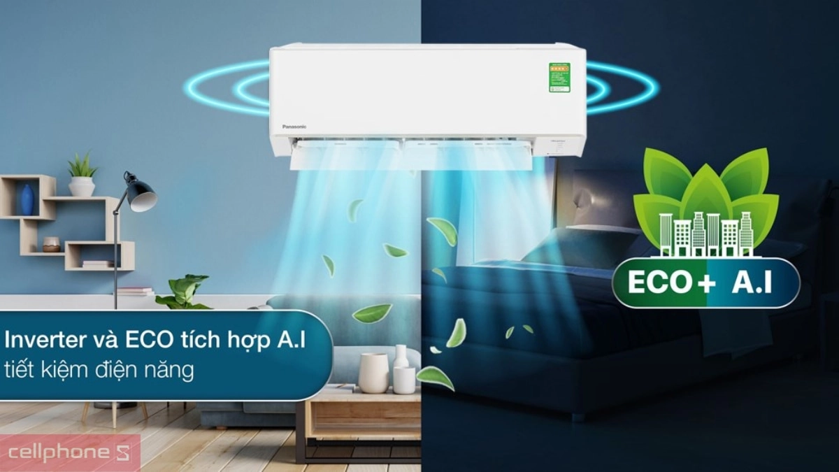 Công nghệ Inverter máy lạnh Panasonic Inverter 1.5HP CU/CS-YZ12AKH-8