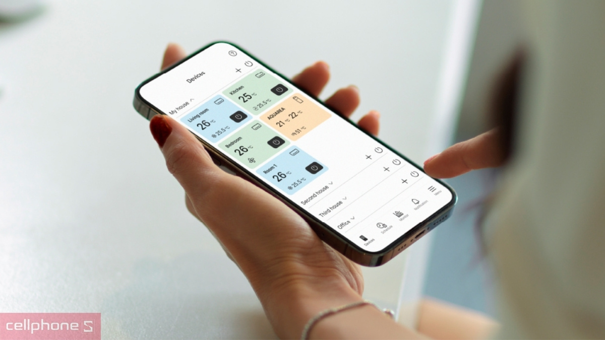 Giao diện trực quan app kết nối máy lạnh Panasonic Inverter 1 HP CU/CS-U9BKH-8