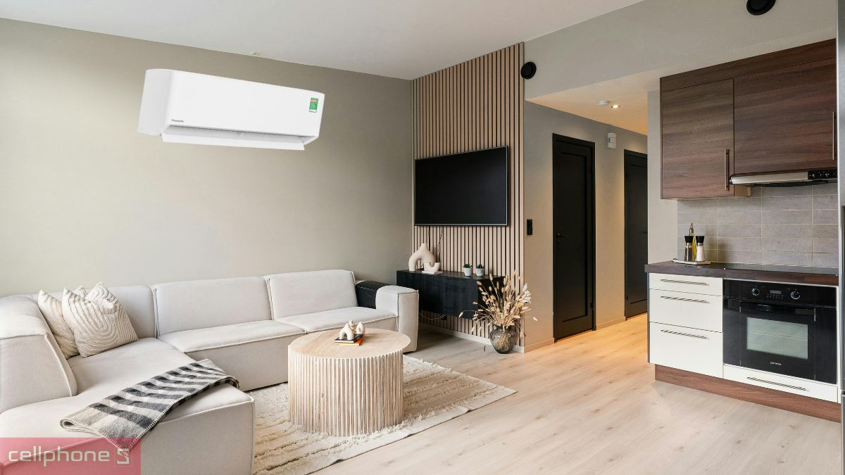 Luồng gió AEROWINGS máy lạnh Panasonic Inverter 1 HP CU/CS-XU9BKH-8