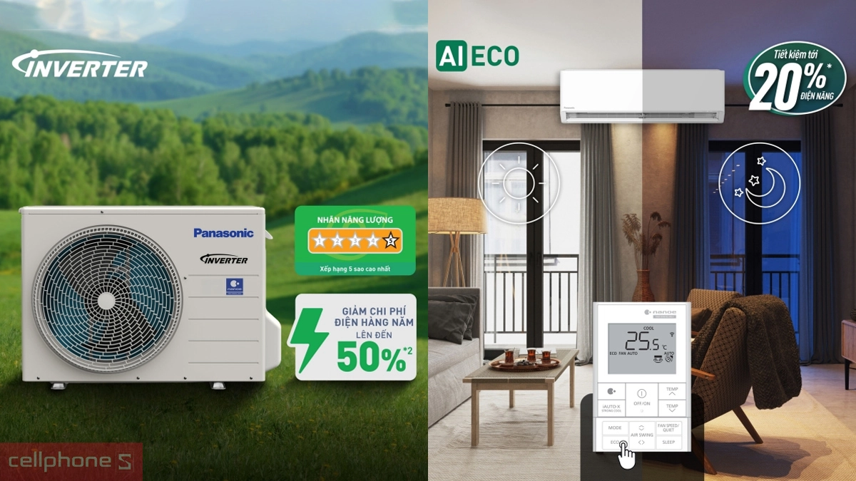 Thiết kế máy lạnh Panasonic 1 HP CU/CS-N9AKH-8