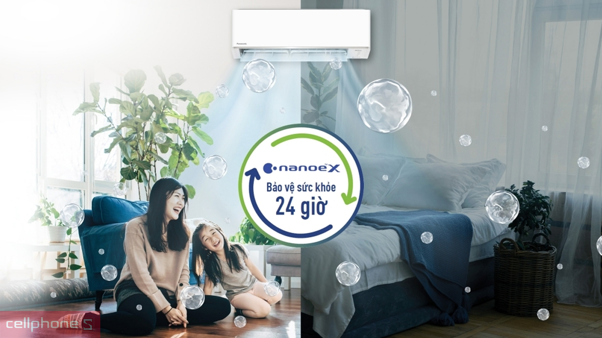 Công nghệ nanoe X máy lạnh Panasonic Inverter 2 HP CU/CS-RU18AKH-8