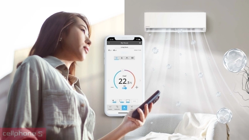 Hướng dẫn kết nối máy lạnh Panasonic Inverter CU/CS-U9BKH-8 1 HP