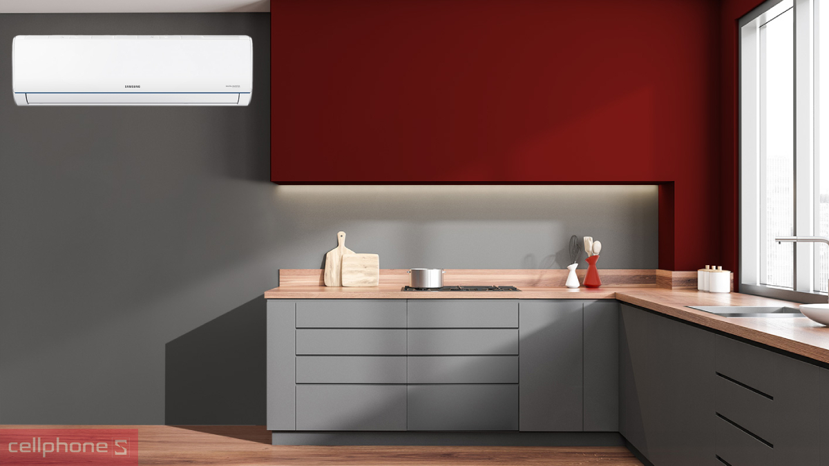 Công suất vận hành ổn định của máy lạnh Samsung Inverter 1 HP AR09TYHQASIXN