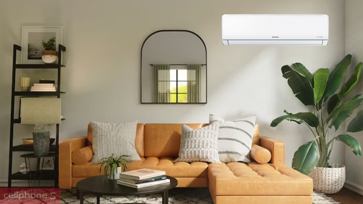 Khả năng làm lạnh 1 chiều ổn định của máy lạnh Samsung Inverter 1 HP AR09TYHQASIXN