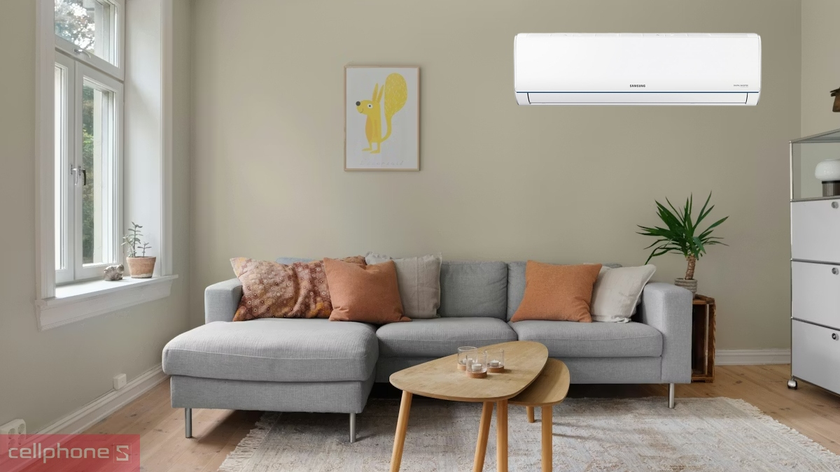 Thiết kế máy lạnh Samsung Inverter 1 HP AR09TYHQASIXN