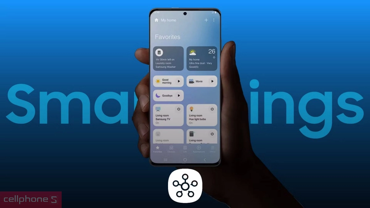 Hướng dẫn kết nối máy lạnh Samsung Inverter 1 HP (AR10CYFAAWKXNSV) với điện thoại