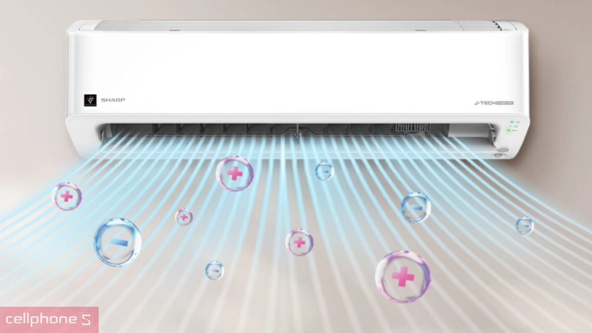 Điều hòa Sharp ứng dụng công nghệ Plasmacluster Ion