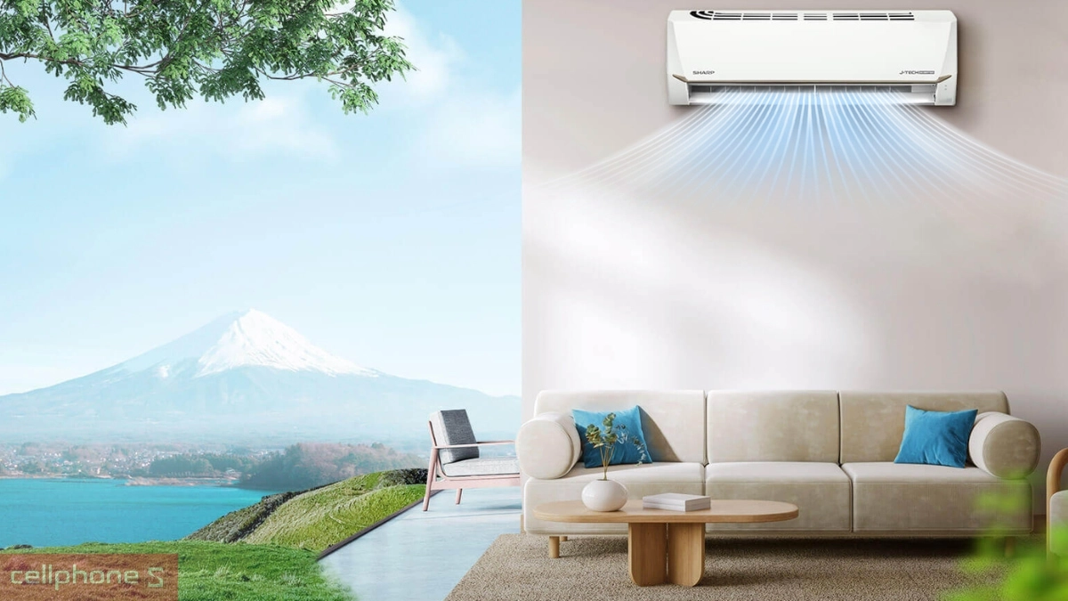 Công suất máy lạnh Sharp Inverter 1.5 HP AH-X13CEWC