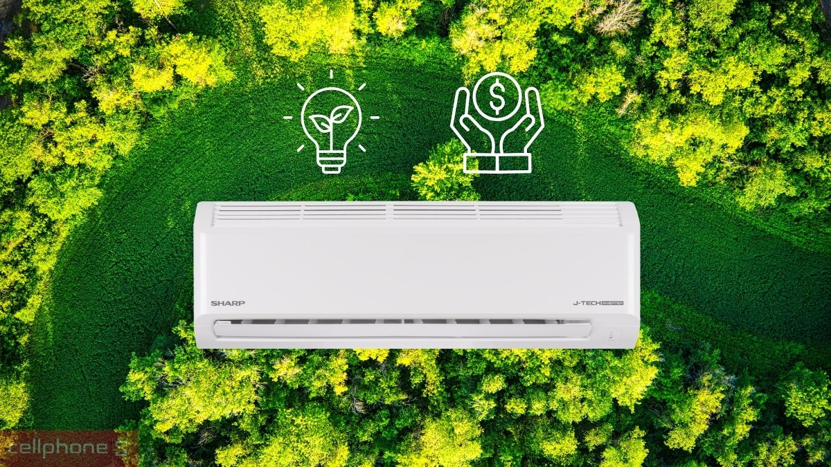 công nghệ J-Tech Inverter máy lạnh Sharp Inverter 1.5HP AH-X13DEW