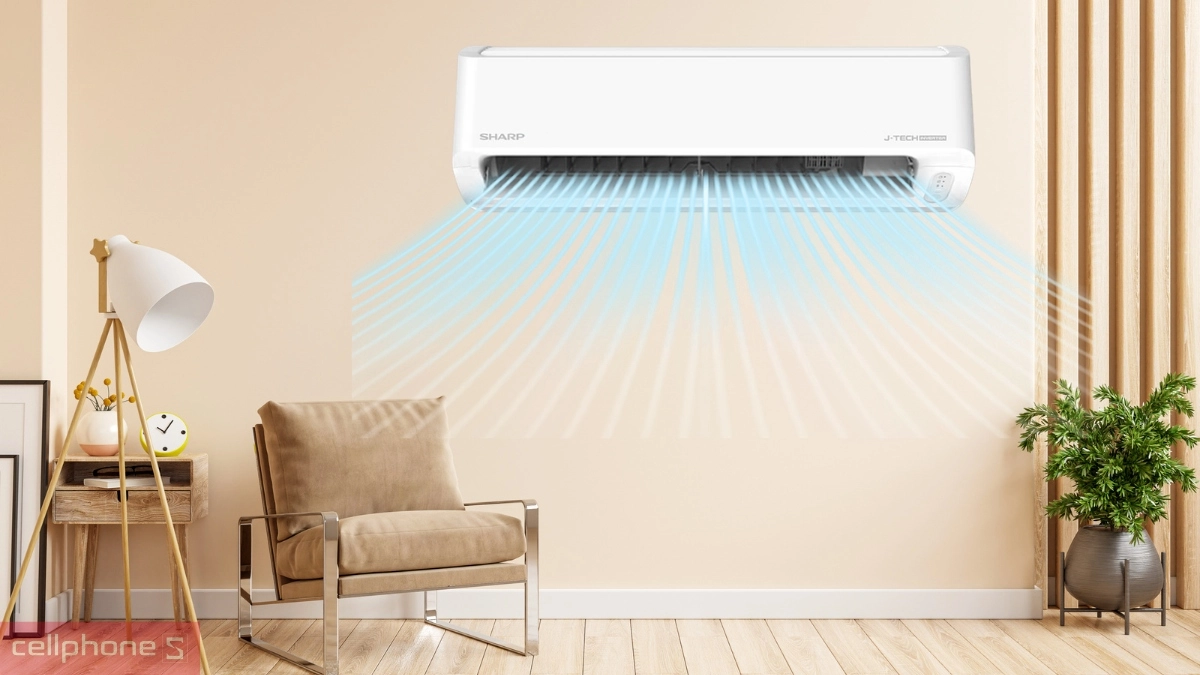 Đa dạng chế độ máy lạnh Sharp Inverter 1.5HP AH-X13DEW