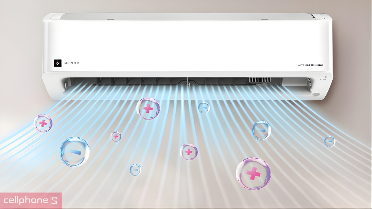 Plasmacluster Ion loại bỏ đến 99.9% vi khuẩn