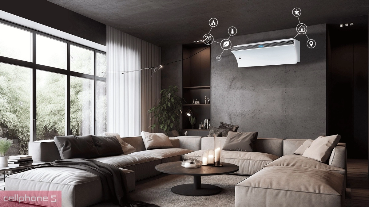 Nhiệt độ máy lạnh Sharp Inverter 1.5 HP AH-XP13DPW