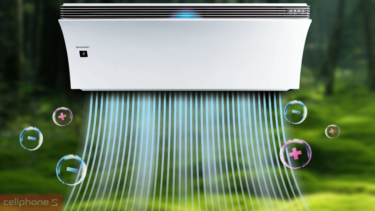 Khả năng vận hành tiết kiệm điện máy lạnh Sharp Inverter 1.5 HP AH-XP13DPW