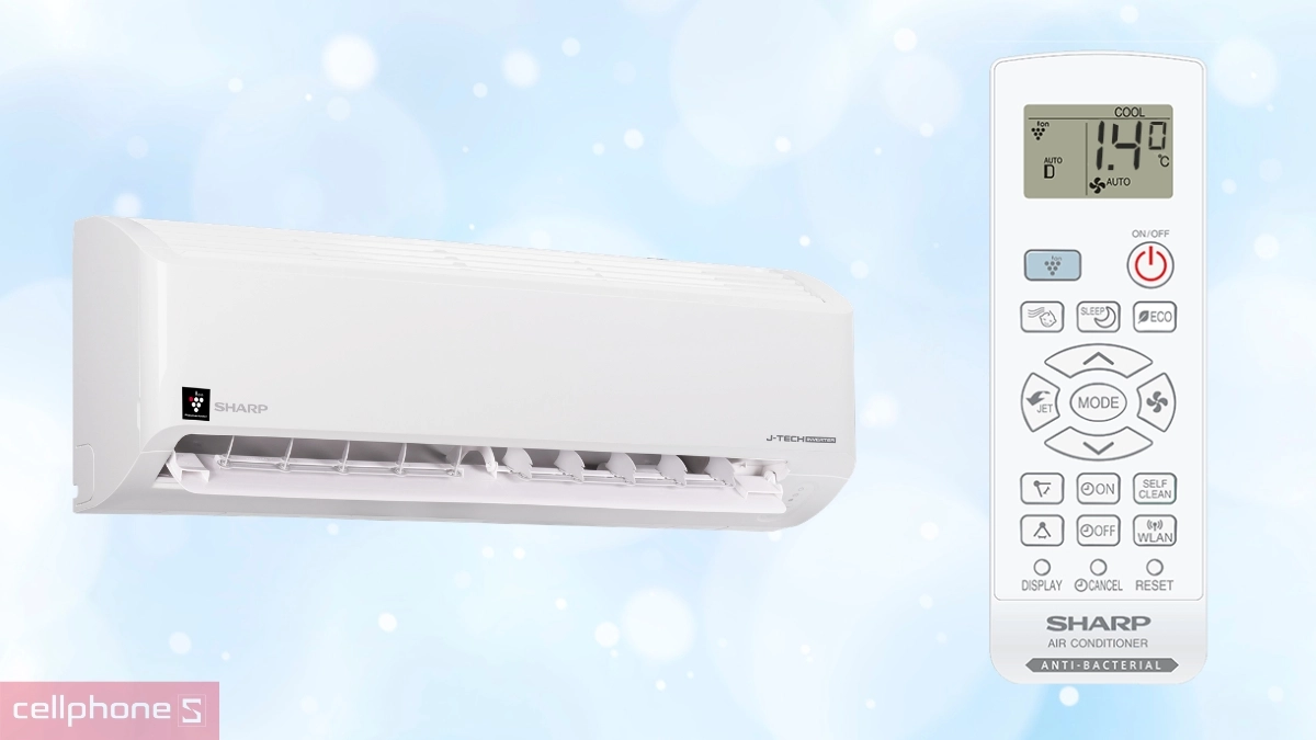 Nhiệt độ máy lạnh Sharp Inverter 1.5 HP AH-XP13DSW