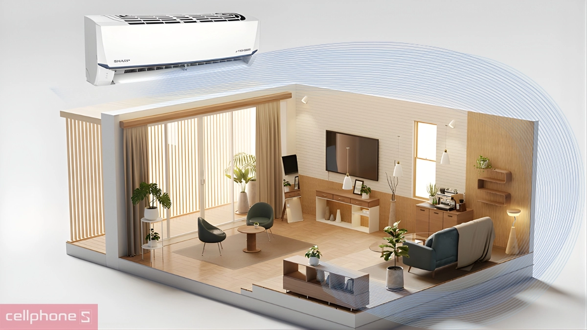 Chế độ Super Jet cùng hệ thống đảo gió linh hoạt