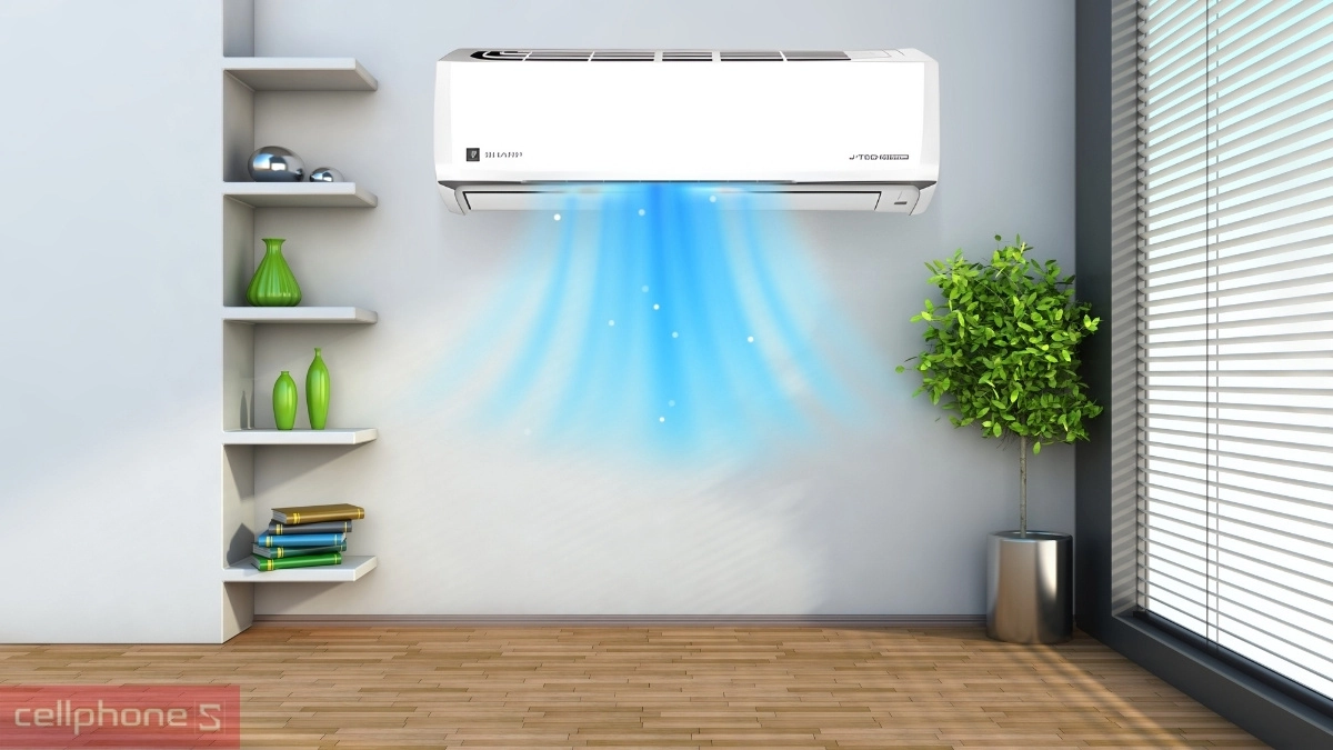 Công suất máy lạnh Sharp Inverter 1.0HP (AH-XP10CSWA)