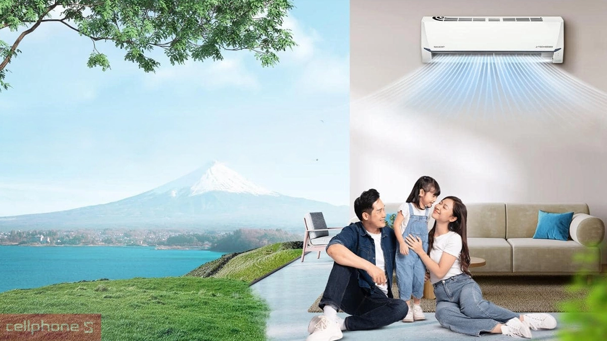 Hiệu suất làm lạnh máy lạnh Sharp Inverter 2 HP AH-X18CEWA
