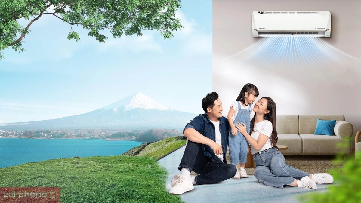 Máy lạnh Sharp Inverter 2 HP AH-X18CEWC được trang bị hệ thống J-Tech Inverter