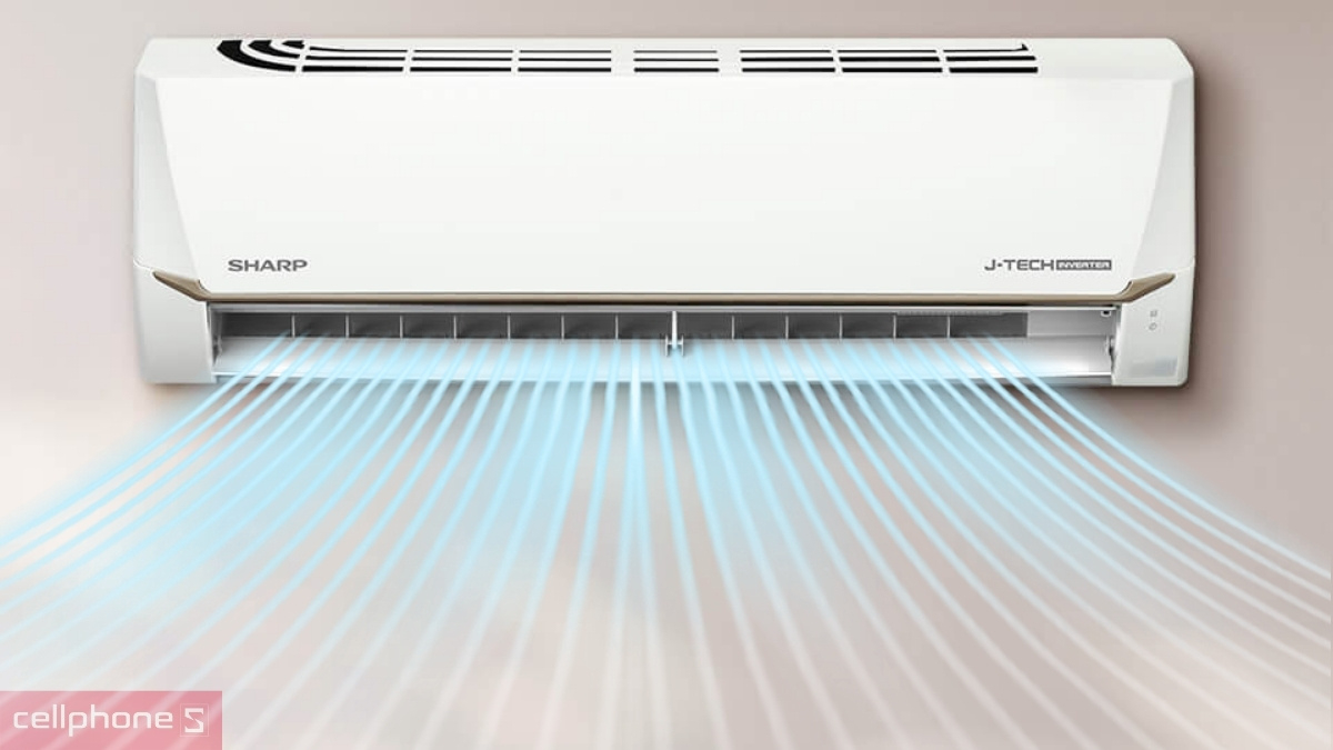 Máy lạnh Sharp Inverter 2 HP AH-X18CEWC sở hữu công nghệ Super Jet 