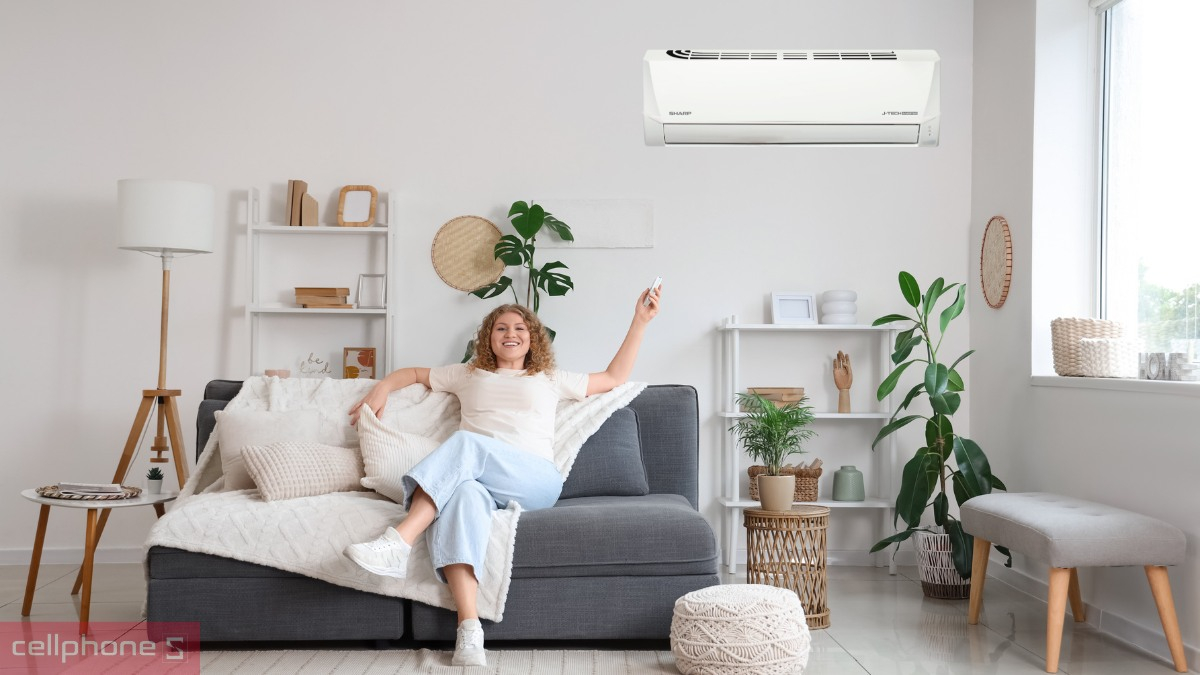 Chế độ Super Jet máy lạnh Sharp Inverter 2 HP AH-X18DEW