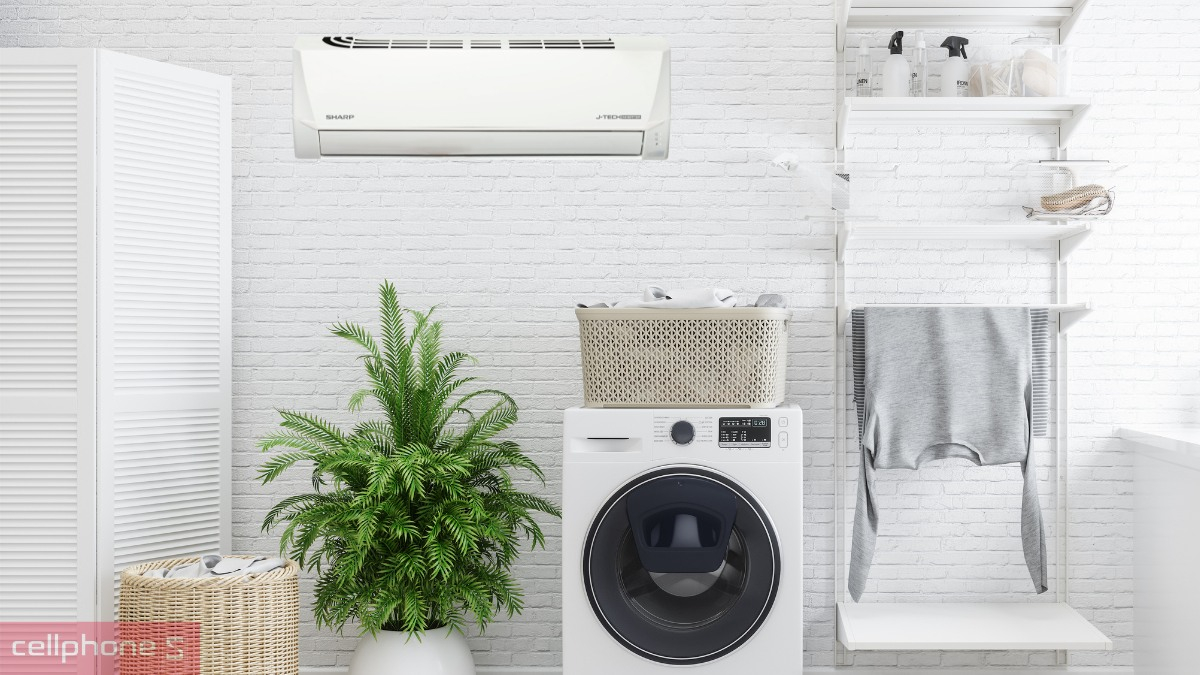 Luồng gió Coanda máy lạnh Sharp Inverter 2 HP AH-X18DEW