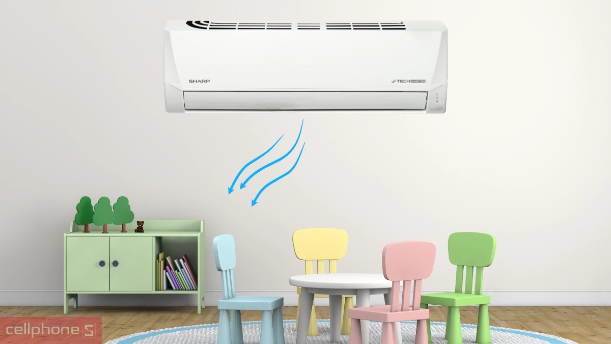 Thanh lọc không khí máy lạnh Sharp Inverter 2 HP AH-X18DEW