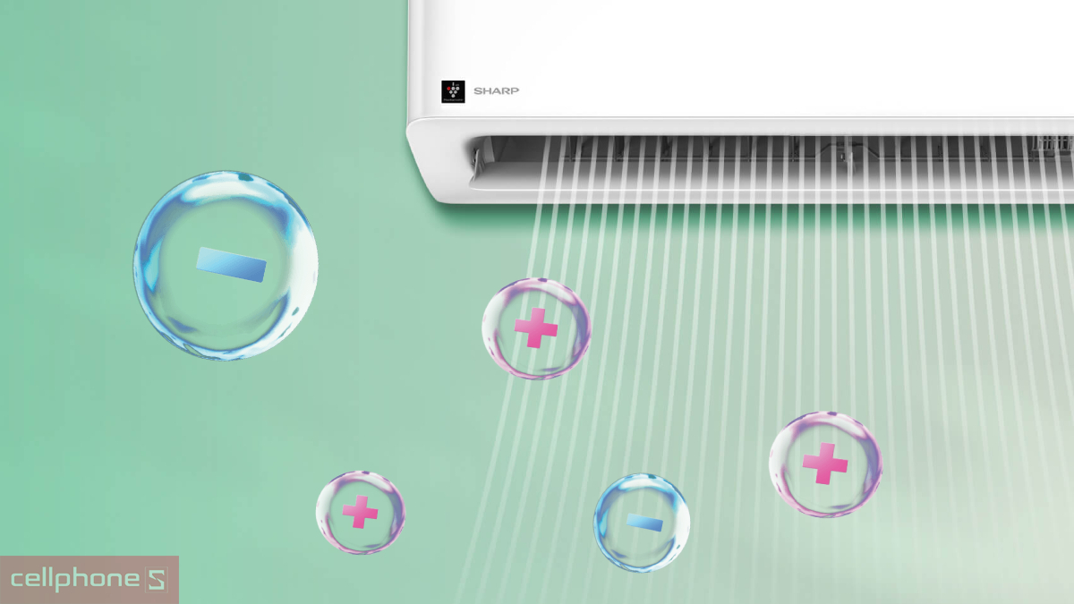 Máy tích hợp công nghệ Ion Plasmacluster