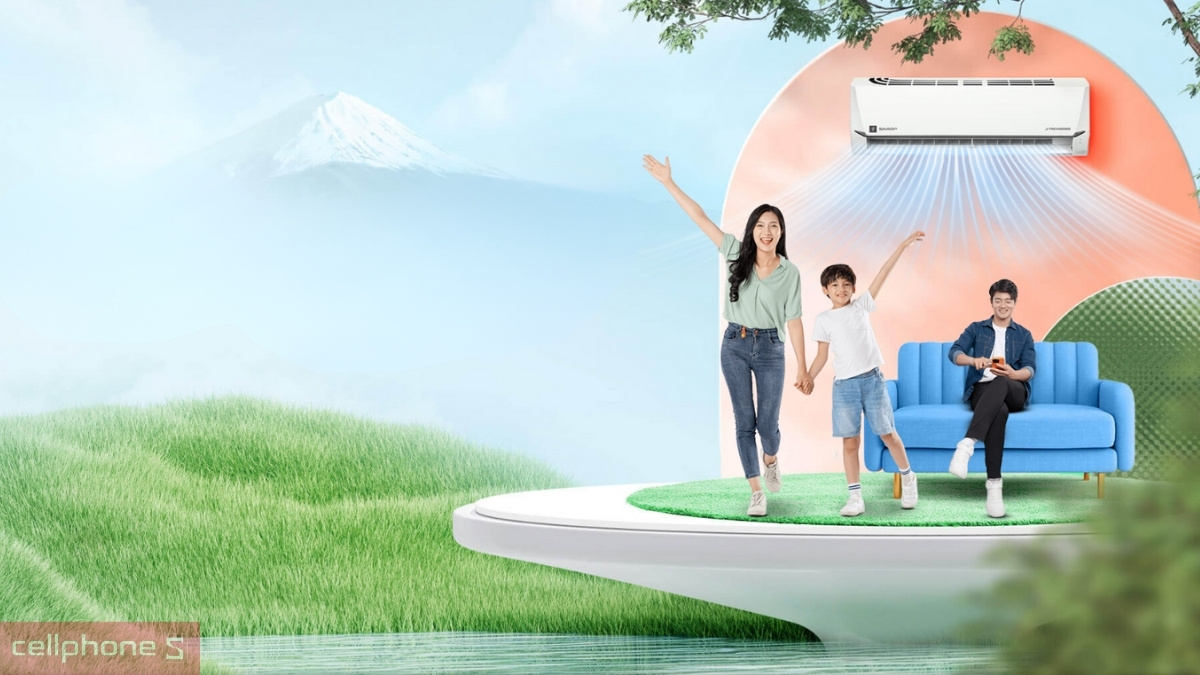 Công nghệ làm lạnh máy lạnh Sharp Inverter 2 HP AH-XP18CSWA