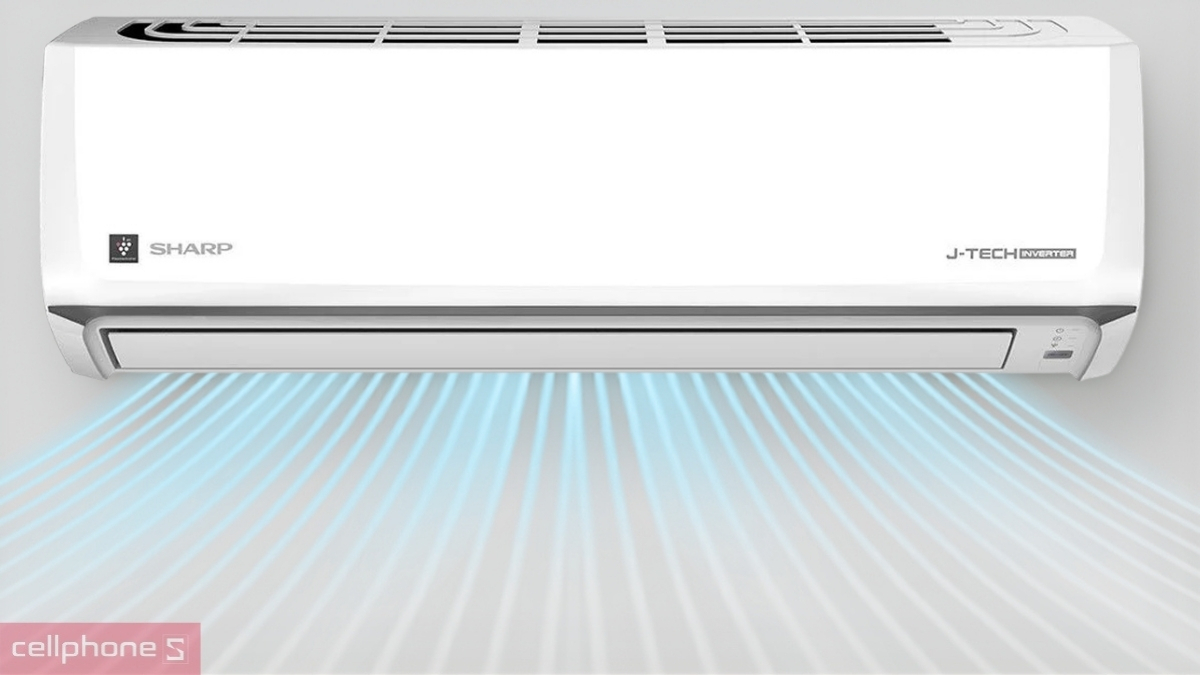 Tiết kiệm điện máy lạnh Sharp Inverter 2 HP AH-XP18CSWA