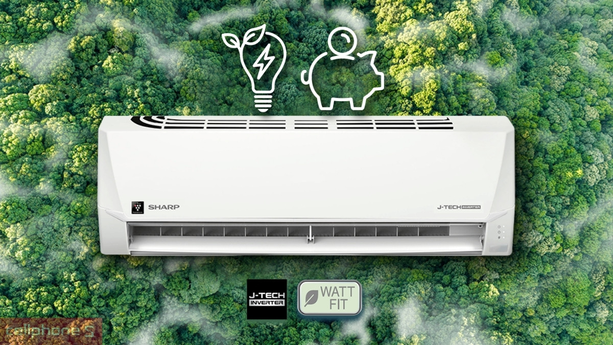 Công nghệ J-Tech Inverter máy lạnh Sharp Inverter 2HP AH-XP18DSW