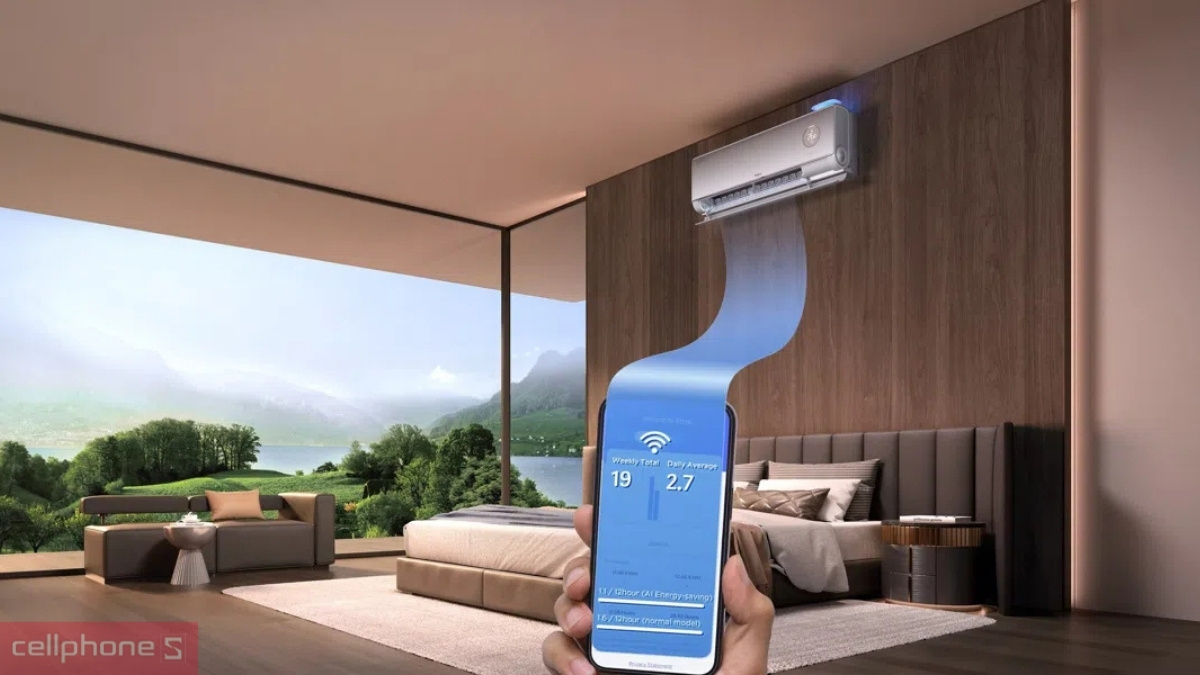 Quản lý tính năng thông minh của Máy lạnh TCL FreshIN 3.0 cấp khí tươi 1.0 HP 2026 (TAC-FR10CSV/P7)