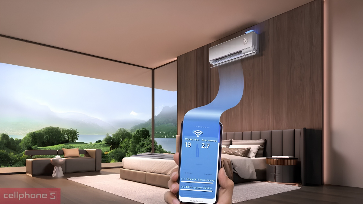 Điều khiển qua ứng dụng của Máy lạnh TCL FreshIN 3.0 cấp khí tươi 1.5 HP 2026 (TAC-FR13CSV/P7)