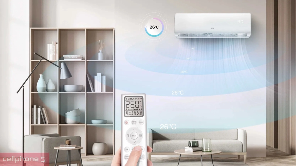 Kiểu dáng máy lạnh TCL Inverter 1.5HP TEP-13CSD/F1I