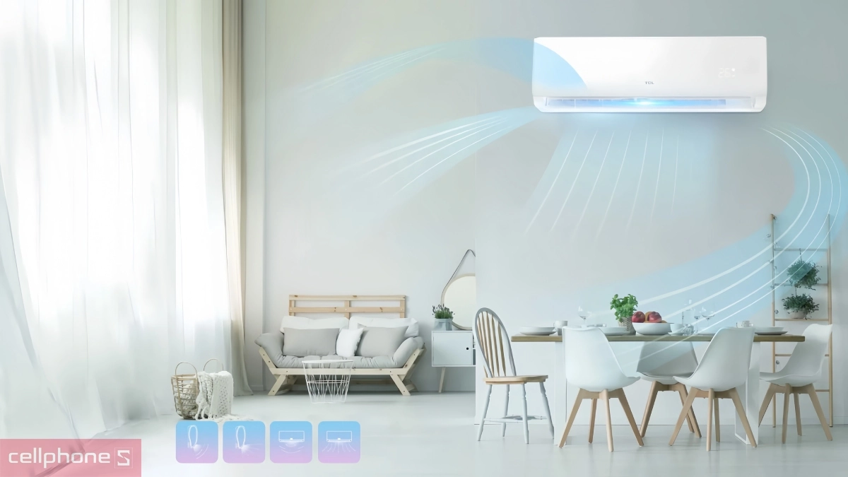 Kiểu dáng máy lạnh TCL Inverter 1 HP TEP-10CSD/F1I