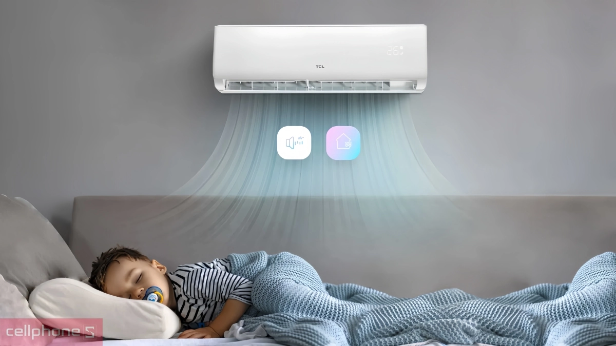 Cấu tạo máy lạnh TCL Inverter 1 HP TEP-10CSD/F1I