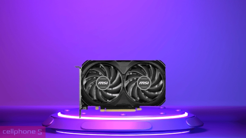 VGA MSI Geforce RTX 4060 TI Ventus 2X Black 16G OC - Hiệu suất tản nhiệt và đồ họa tối ưu